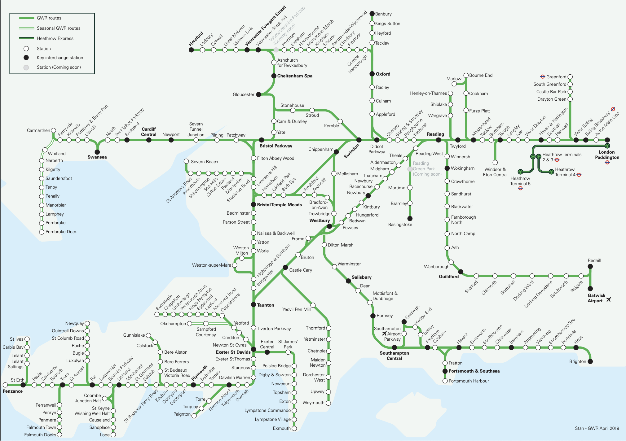 GWR Seat Map